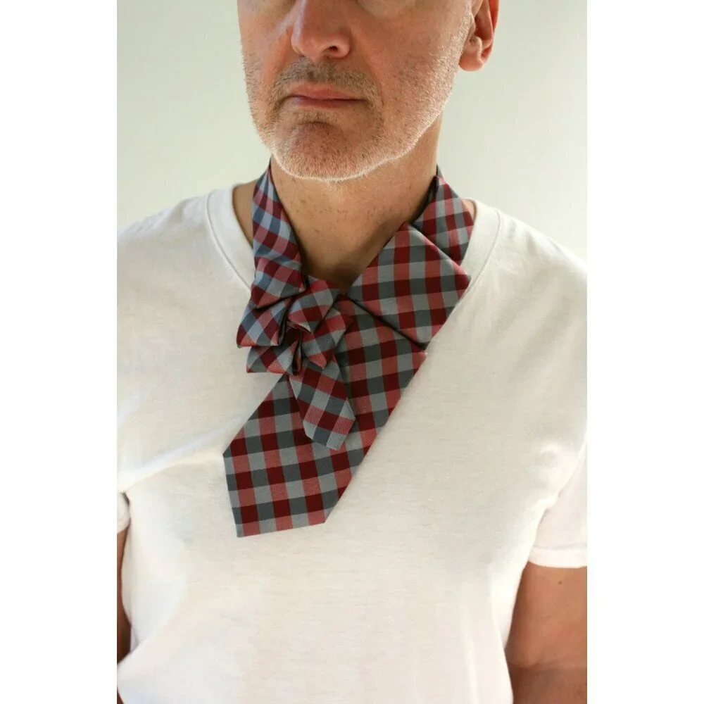 Ogsplosh Buffalo Plaid Ascot - Casual Ascot - Sustainable Men's Fashion